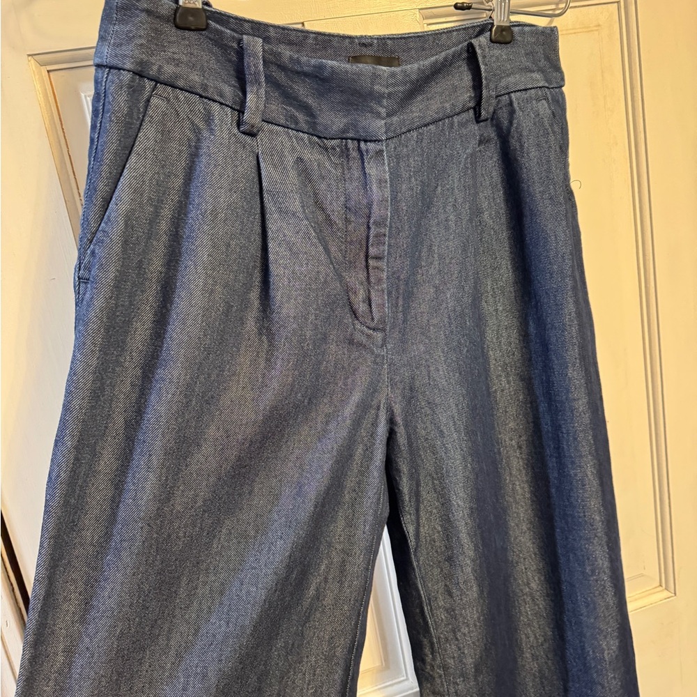 Women's Talbots Weston Blue Jeans wide leg sz 4